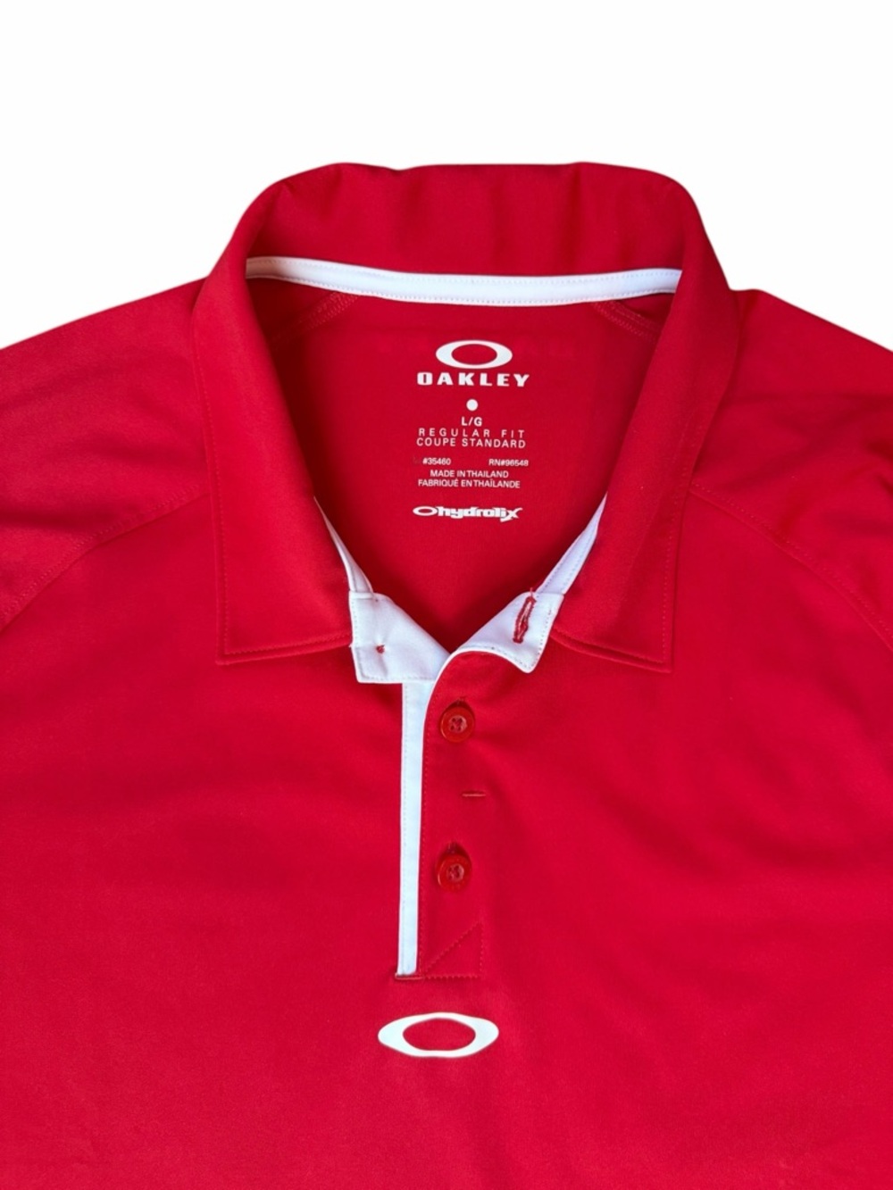 Oakley Hydrolix Golf Causal Men’s Large Polo Shirt - Picture 2 of 5